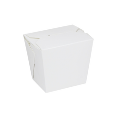 Wholesale 16oz Food Pail / Paper Take-out Container White - 450 ct
