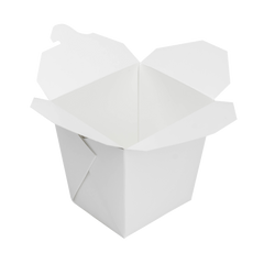 Wholesale 26oz Food Pail / Paper Take-out Container White - 450 ct