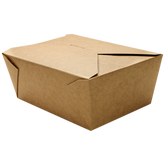 Wholesale 110 fl oz Fold-To-Go Box #4 - Kraft - 160 ct