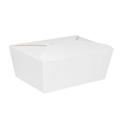 Wholesale 110 fl oz Fold-To-Go Box #4 White - 160 ct