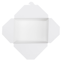 Wholesale 110 fl oz Fold-To-Go Box #4 White - 160 ct