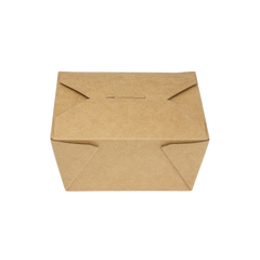 Wholesale 30 fl oz Fold-To-Go Box Kraft - 450 ct