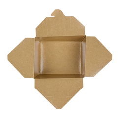 Wholesale 30 fl oz Fold-To-Go Box Kraft - 450 ct