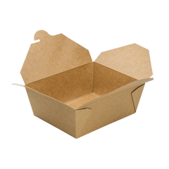 Wholesale 48 fl oz Fold-To-Go Box #8 - Kraft - 300 ct