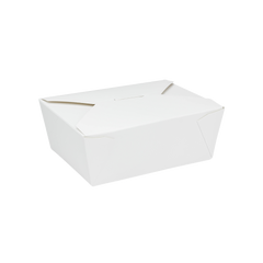 Wholesale 48 fl oz Fold-To-Go Box #8 White - 300 ct