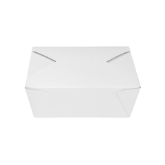 Wholesale 48 fl oz Fold-To-Go Box #8 White - 300 ct