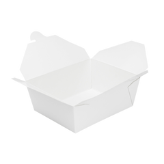 Wholesale 48 fl oz Fold-To-Go Box #8 White - 300 ct