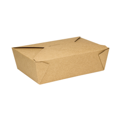 Wholesale 76 fl oz Fold-To-Go Box #3 - Kraft - 200 ct