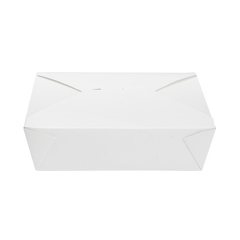 Wholesale 76 fl oz Fold-To-Go Box #3 White - 200 ct