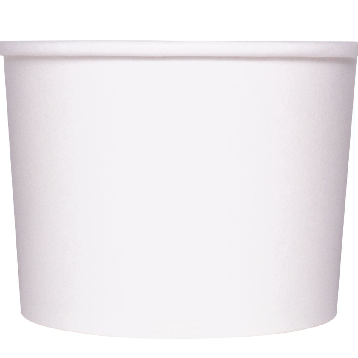 To Go Soup Containers 16oz Gourmet Food Cup - White (96mm) - 500