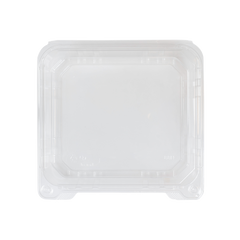 Wholesale 8''x8'' PET Plastic Hinged Containers - 250 ct
