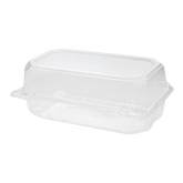 Wholesale 9" x 5" PET Plastic Hinged Containers - 250 ct
