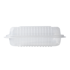 Wholesale 9'' x 6" PP Plastic Hinged Container, 1 compartment - 250 ct