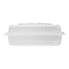 Wholesale 9"x 9" PP Plastic Hinged Containers - 200 ct