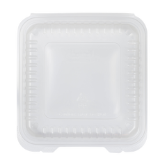Wholesale 9"x 9" PP Plastic Hinged Containers - 200 ct