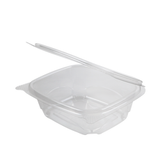 Wholesale 12oz PET Plastic Hinged Deli Container - 200 ct