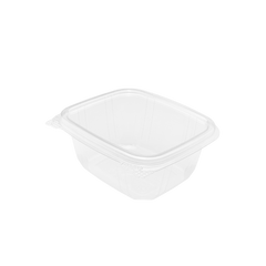 Wholesale 16oz PET Plastic Hinged Deli Container - 200 ct