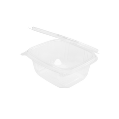 Wholesale 16oz PET Plastic Hinged Deli Container - 200 ct