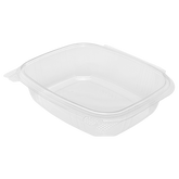 Wholesale 24oz PET Plastic Hinged Deli Container - 200 ct