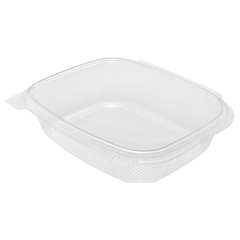 Wholesale 24oz PET Plastic Hinged Deli Container - 200 ct