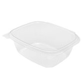 Wholesale 32 oz PET Plastic Hinged Deli Container - 200 ct