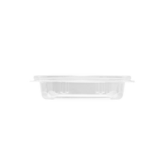 Wholesale 8oz PET Plastic Hinged Deli Container - 200 ct