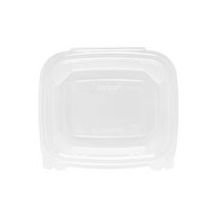 Wholesale 8oz PET Plastic Hinged Deli Container - 200 ct