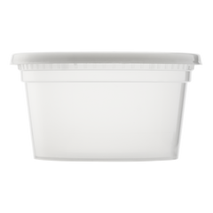 Wholesale 12oz PP Plastic Injection Molded Deli Containers with Lids - 240 ct