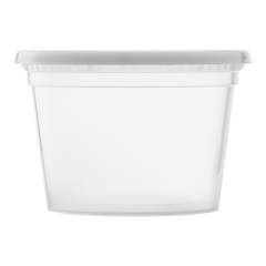 Wholesale 16oz PP Plastic Injection Molded Deli Containers & Lids - 240 ct