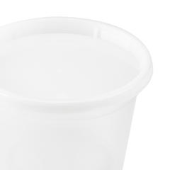 Wholesale 16oz PP Plastic Injection Molded Deli Containers & Lids - 240 ct