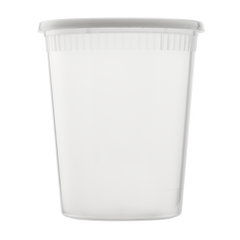 Wholesale 32oz PP Plastic Injection Molded Deli Containers & Lids - 240 ct