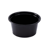 Wholesale 2oz PP Plastic Portion Cups Black - 2,500 ct