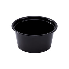 Wholesale 2oz PP Plastic Portion Cups Black - 2,500 ct