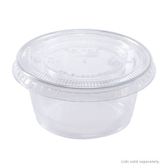 Wholesale 3.25oz PP Plastic Portion Cups Clear - 2,500 ct