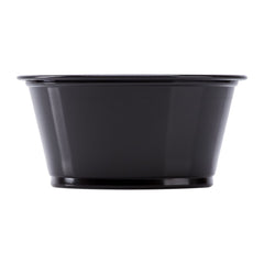 Wholesale 3.25oz PP Plastic Portion Cups Black - 2,500 ct