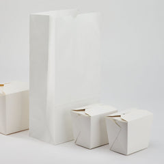 Wholesale 8lb Paper Bag White - 1,000 ct
