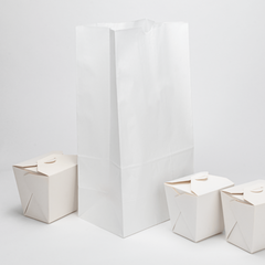 Wholesale 20 lb Paper Bag White - 500 ct