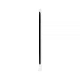 Wholesale 9" Giant Straws (8mm) Poly Wrapped Diagonally Cut - Black - 2,500 ct