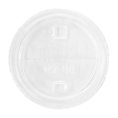 Wholesale Plastic Dome Lids - Half Moon Flip Lids (98mm) - 1,000 ct