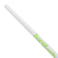 Wholesale 10.25" Eco-Friendly Jumbo Paper Straw (5mm) Wrapped - White (1,200 ct)