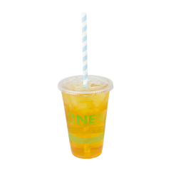 Wholesale 10.25" Eco-Friendly Giant Paper Spiral Straws (7mm) Wrapped - Blue & White - 1,200 ct