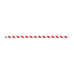 Wholesale 10.25" Eco-Friendly Giant Paper Spiral Straws (7mm) Wrapped - Red & White - 1,200 ct