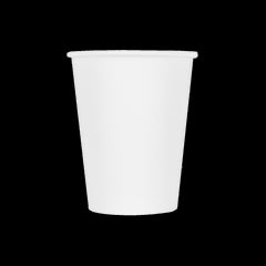Wholesale 12oz Eco-Friendly Paper Hot Cups White 90mm - 1,000 ct