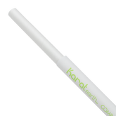 Wholesale 7.75" Giant Paper Straw 7mm Wrapped White 2,000 ct