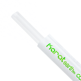 Wholesale 9" Eco-Friendly Colossal Straws (10mm) - Clear - Paper Wrapped