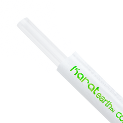 Wholesale 9" Eco-Friendly Colossal Straws (10mm) - Clear - Paper Wrapped