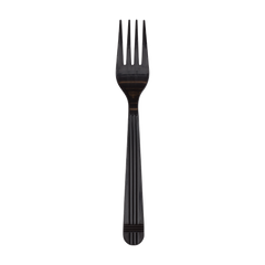 Wholesale PP Plastic Premium Extra Heavy Weight Forks Black - 1,000 ct