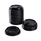 Wholesale 10-24oz Enclosure Lids - Black (90mm) - 1,000 ct