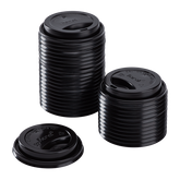 Wholesale 10-24 oz Sipper Dome Lid - Black (90mm) - 1,000 ct