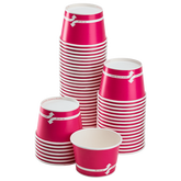 Wholesale 20 oz Pink Ice Cream Paper Cups (127mm) - 600 ct